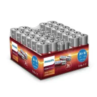 Paquete de Pilas Philips: 40 Piezas AA y AAA Alcalinas