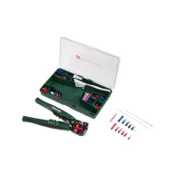 Alicates automáticos para pelar y crimpar, 231 piezas.