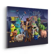 Cuadro multicolor Toy Story para habitación infantil 40 x 60 cm