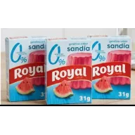 Gelatinas Royal Sin Azúcar Sabor Sandía - Pack de 3