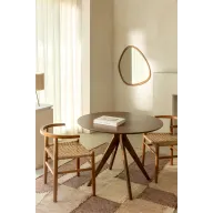 Mesa redonda de madera Ø100 cm para comedor Sekiz