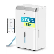 Deshumidificador Inteligente DREO 20L, App y Alexa, silencioso