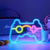 Consola de juegos LED USB con luz de neón