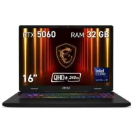 Portátil MSI 16" Intel Core Ultra 9, 32GB, RTX 5060 8GB