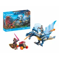 Dragón de Combate PLAYMOBIL con Caballeros y Accesorios