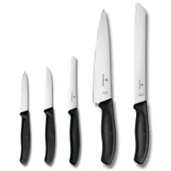 Cuchillos Victorinox Swiss Classic, 5 piezas, negro