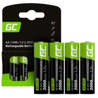 Pilas recargables AA Green Cell 2000mAh - Pack de 4 unidades