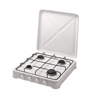 Hornillo a gas blanco Solthermic lp400 con 4 quemadores