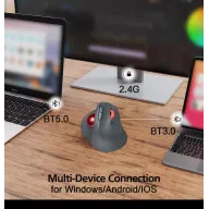 Ratón Bluetooth JOMAA inalámbrico con Trackball