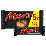 Barrita de Chocolate Mars con Caramelo y Turrón - Pack 5