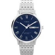 Reloj Timex Waterbury Hombre, Esfera Azul, Acero 40 mm