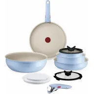 Juego Tefal Ingenio Serenity: 2 Sartenes, Wok y Accesorios