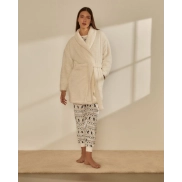 Bata de mujer lisa Easy Wear