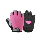 Guantes de Entrenamiento Rosa para Mujeres en el Gimnasio