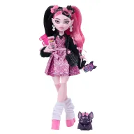 Muñeca Draculaura de Monster High con Vestido Rosa y Cárdigan