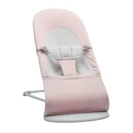 Hamaca Balance Soft BabyBjörn, Rosa Claro y Gris