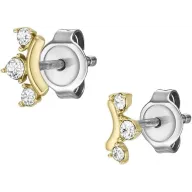 Pendientes Fossil All Stacked Up con estilo moderno