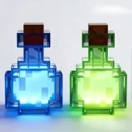 Luces nocturnas de color: 2 botellas que cambian