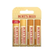 Bálsamos Labiales Burt’s Bees: Pack de 4 con Cera y Miel