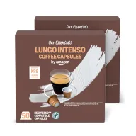 Cápsulas Lungo Intenso de café Our Essentials de Amazon.