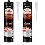 Adhesivo resistente Pattex PL600, paquete doble impermeable
