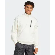 Sudadera Adidas Hombre Blanca con Cremallera