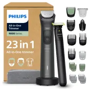 Recortadora Philips 23 en 1 Serie 9000 + OneBlade para hombre
