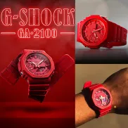 Reloj G-Shock CASIO GA-2100-4AER Rojo 200m 45,4mm