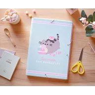 Carpeta Escolar A4 Gato Pusheen Cat - Tapa Dura con Gomas