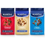 Caffe Borbone: 1 Kilo de Grano Intenso, Classica y Superiore