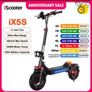 iScooter iX5s: Patinete eléctrico 1000 W y 15 Ah