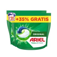 Ariel PODS 120 Capsulas, Limpieza Total 5 Acciones.