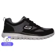 Zapatos negros para hombre de Skechers.