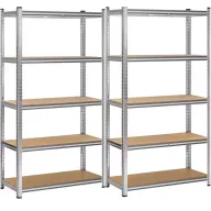 Estantería Metálica T-LoVendo 2 Unidades 180x90x40cm 5 Baldas