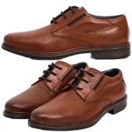 Marrón bugatti zapatos elegantes y cómodos