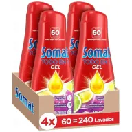 Somat gel lavavajillas 240 dosis limón-lima todo en 1