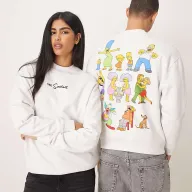Sudadera unisex blanca con estampado de The Simpsons - ASOS DESIGN