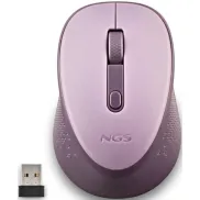 Ratón Óptico Inalámbrico Lila NGS Dew 1600 DPI