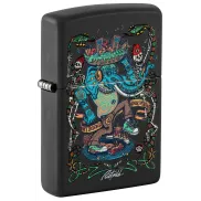 Original Zippo Black Mate: Encendedor Clásico