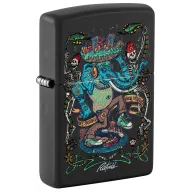 Original Zippo Black Mate: Encendedor Clásico