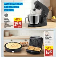Gofrera Doble y Batidora Amasadora AMBIANO
