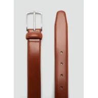 Cinturón marrón de piel, talla 80