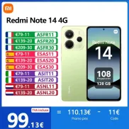 Redmi Note 14 NFC 4G de Xiaomi: Potencia asequible