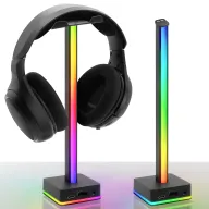 Auriculares RGB EZDIY-FAB con hub USB y soporte incluido