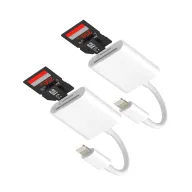 Lector de tarjetas SD y Micro SD para iPhone 14 y 13 Pro Max
