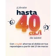 Repsol: Hasta 40 ctsl en saldo Waylet (promo x2)
