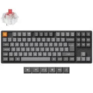 Teclado RGB Keychron K8 Max ISO-ES con Retroiluminación Roja