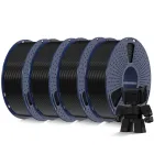 Filamento HS-PLA 1,75 mm, 4 kg negro para impresión 3D