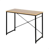 Mesa de escritorio Max Home, estructura de acero negro 100x40x70