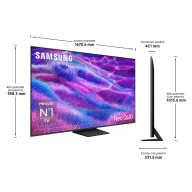 Samsung 75" QLED MiniLED 4K Vision AI Smart TV TQ75QN80FAUXXC